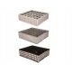 Tekstylne PUDEŁKO ORGANIZER na Skarpety Krawaty 33x31x9,5 cm - do SZUFLADY
