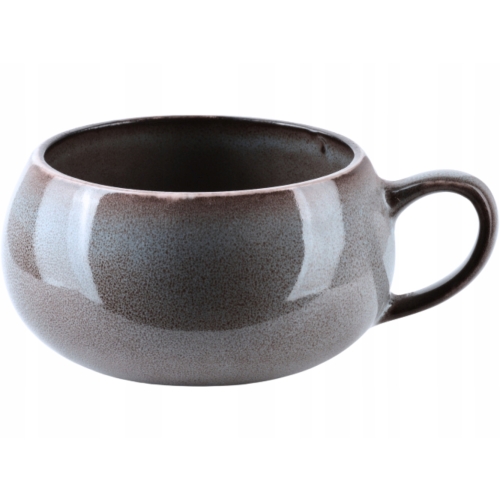 NATURE Ceramiczny kubek Baryłka do KAWY HERBATY GRZAŃCA 400 ml - 6 sztuk