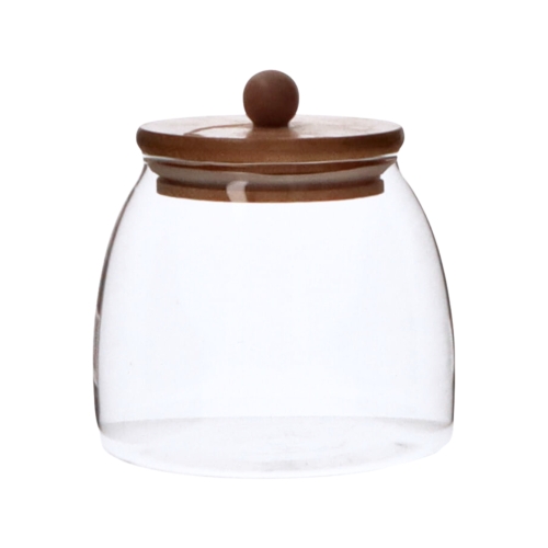 Pojemnik do przechowywania żywności Słoik ZE SZKŁA z pokrywką - 750 ml