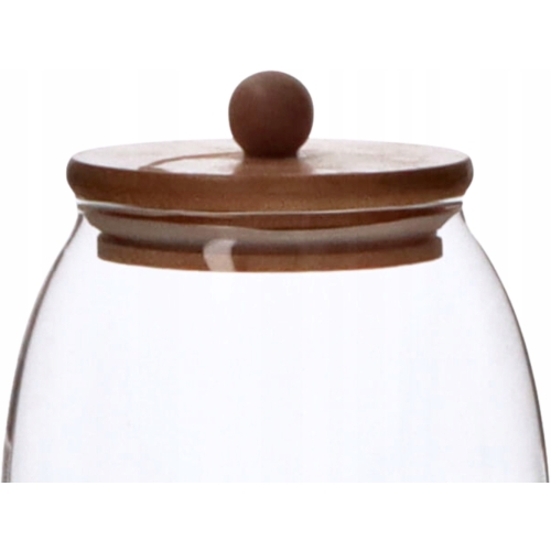 Pojemnik do przechowywania żywności Słoik ZE SZKŁA z pokrywką - 750 ml