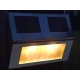 Zestaw CZTERECH Stalowych Ogrodowych LAMPEK SOLARNYCH LED - 14,5 x 9 x 10cm