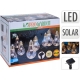 OGRODOWA Girlanda SOLARNA z CZUJNIKIEM ZMIERZCHU 10 żarówek LED - 180 cm
