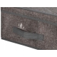 PUDEŁKO ORGANIZER 31 x 28 x 16 cm z pokrywką do SZAFY GARDEROBY - SZARY