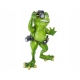 Ozdobna Figurka 17 x 12 x 7 cm - Żaba Fotograf Fotoreporter z aparatem