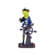 Ozdobna Figurka 18 x 8 x 7 cm - Żaba marynarz Kapitan za sterem