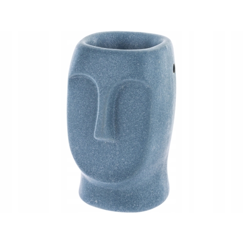 GRANATOWY Ceramiczny KOMINEK ZAPACHOWY na olejek wosk - Posąg 13 x 8 x 8 cm