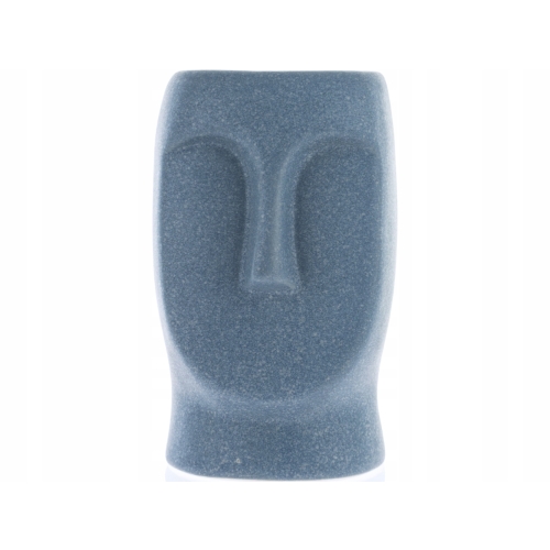 GRANATOWY Ceramiczny KOMINEK ZAPACHOWY na olejek wosk - Posąg 13 x 8 x 8 cm