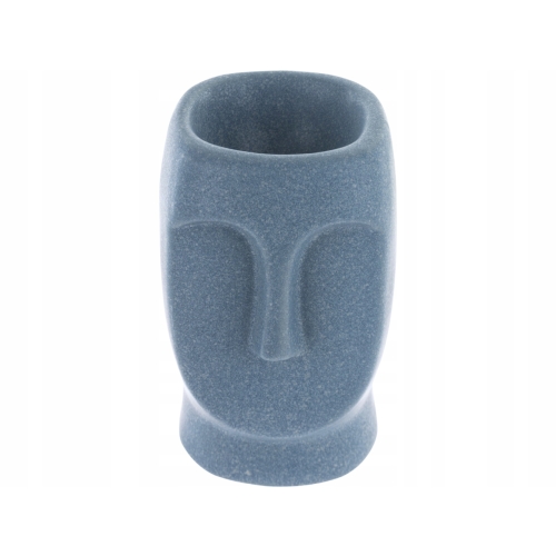 GRANATOWY Ceramiczny KOMINEK ZAPACHOWY na olejek wosk - Posąg 13 x 8 x 8 cm