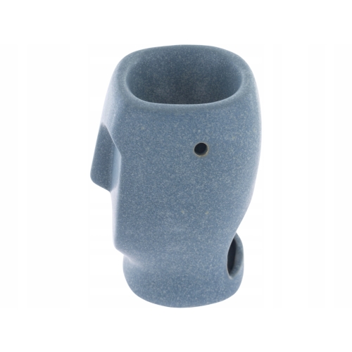 GRANATOWY Ceramiczny KOMINEK ZAPACHOWY na olejek wosk - Posąg 13 x 8 x 8 cm
