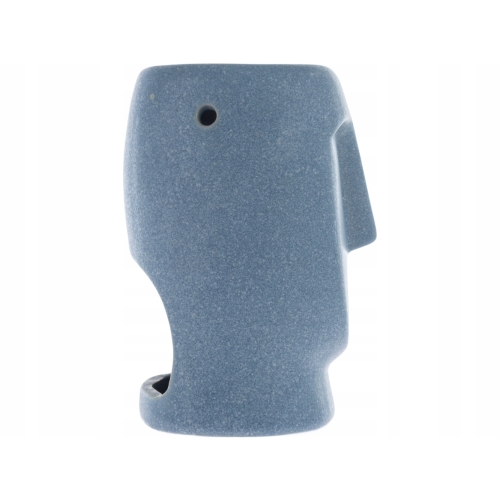 GRANATOWY Ceramiczny KOMINEK ZAPACHOWY na olejek wosk - Posąg 13 x 8 x 8 cm