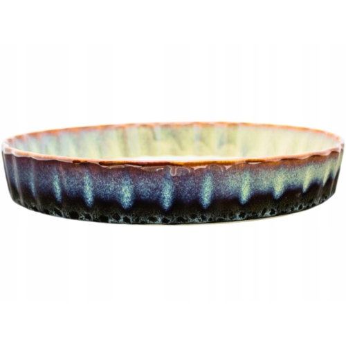 CERAMICZNE Naczynie ŻAROODPORNE do Zapiekania Tarty Ciasta - 26 cm, 1500 ml