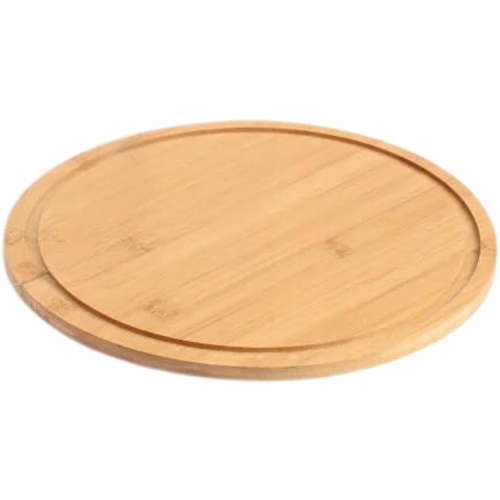 BAMBUSOWA TACA z POKRYWĄ do serwowania Przekąsek Serów Słodyczy - 28 x 9 cm