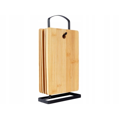 Deski ŚNIADANIOWE Na stojaku Do podawania Krojenia - 6 szt BAMBUS 22x14 cm