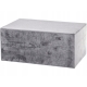 Szkatułka Kuferek Organizer na Biżuterię 9,5 x 21 x 14 cm - SZARY