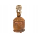 Bombka OZDOBA ŚWIĄTECZNA Metalowy DZWONEK na JUTOWYM sznurze - 23 x 6 cm