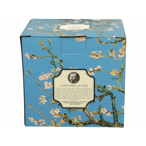 Kubek baryłka 430ml z Zaparzaczem do HERBATY ZIÓŁ - ALMOND BLOSSOM Van Gogh
