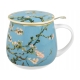 Kubek baryłka 430ml z Zaparzaczem do HERBATY ZIÓŁ - ALMOND BLOSSOM Van Gogh