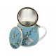 Kubek baryłka 430ml z Zaparzaczem do HERBATY ZIÓŁ - ALMOND BLOSSOM Van Gogh