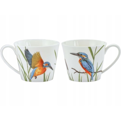 Porcelanowy Kubek 400 ml - kolekcja Ptaki Polski Agata Hajdecka ZIMORODEK