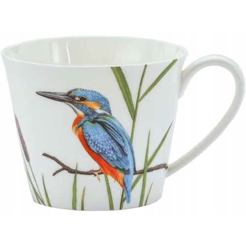 Porcelanowy Kubek 400 ml - kolekcja Ptaki Polski Agata Hajdecka ZIMORODEK