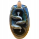 DUŻY Ceramiczny KOMINEK BACKFLOW 10x12x20 cm Efekt wodospadu dymu + KNOTY