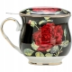 Porcelanowy Kubek z Zaparzaczem i Pokrywką do HERBATY ZIÓŁ 480 ml - RÓŻE