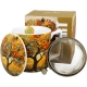PORCELANOWY Kubek 450 ml z Zaparzaczem do HERBATY ZIÓŁ - MODERN TREE