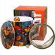 PORCELANOWY Kubek 450 ml z Zaparzaczem do HERBATY ZIÓŁ - MODERN CAT