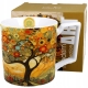 Duży PORCELANOWY Kubek XXL 750 ml do KAWY HERBATY - MODERN TREE