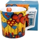 Duży PORCELANOWY Kubek XXL 750 ml do KAWY HERBATY - MODERN HEARTS