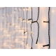 ZEWNĘTRZNA Ogrodowa Girlanda Kurtyna Świetlna - 180 ciepłych LED, 6 m, 230V