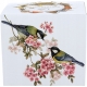 PORCELANOWY Kubek 400 ml do KAWY HERBATY - Ptasi Świat SIKORKI BOGATKI