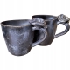 POLSKIE RĘKODZIEŁO Ręcznie wykonany Ceramiczny Kubek 550 ml - GRAFITOWY