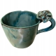 POLSKIE RĘKODZIEŁO Ręcznie wykonany Ceramiczny Kubek 500 ml - ZIELONY