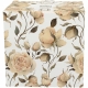 Porcelanowy Kubek 500 ml z Zaparzaczem do HERBATY ZIÓŁ - ROSES WHITE
