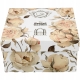 Porcelanowa filiżanka 250 ml ze spodkiem Do KAWY HERBATY - ROSES WHITE
