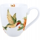 Duży PORCELANOWY Kubek XXL 1000 ml do KAWY HERBATY - Ptasi Świat KOLIBER