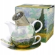 TEA FOR ONE Porcelanowy Dzbanek 350ml z filiżanką - WHEAT FIELD by Van Gogh