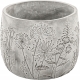 BETONOWA Osłonka na doniczkę Doniczka Donica 14,5 x 18,5 x 18,5 cm - SZARA