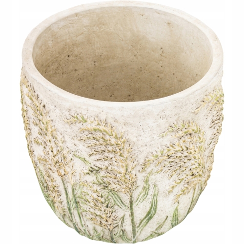 BETONOWA Osłonka na doniczkę Doniczka Donica 15,5 x 15 x 15 cm - SZARA