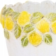 BETONOWA Osłonka na doniczkę Doniczka Donica 12 x 13 x 13 cm - CYTRYNY