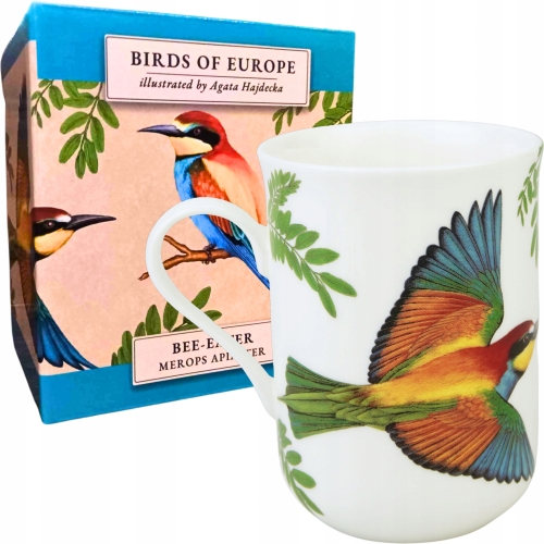 Porcelanowy Kubek 300 ml - kolekcja Ptaki Polski Agata Hajdecka ŻOŁNA