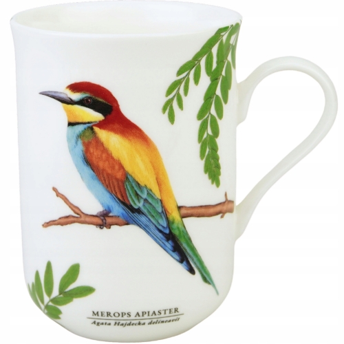 Porcelanowy Kubek 300 ml - kolekcja Ptaki Polski Agata Hajdecka ŻOŁNA