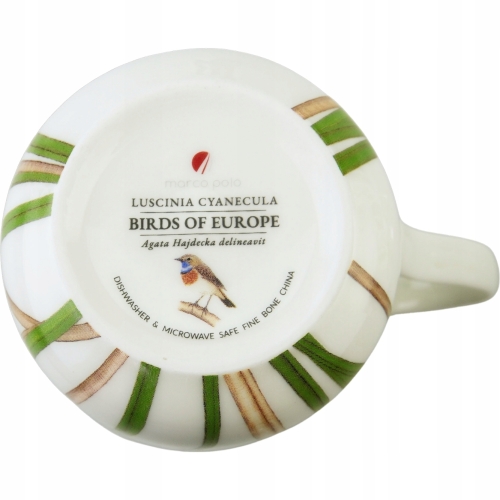 Porcelanowy Kubek 300ml - kolekcja Ptaki Polski Agata Hajdecka PODRÓŻNICZEK