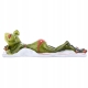 Ozdobna Figurka 5 x 17 x 6 cm - Żaba na plaży Plażowiczka