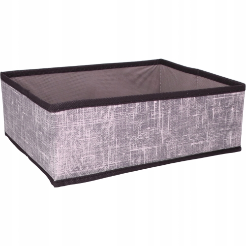 [#5] Tekstylne PUDEŁKO KOSZ ORGANIZER 28 x 24 x 10 cm - do SZAFY GARDEROBY