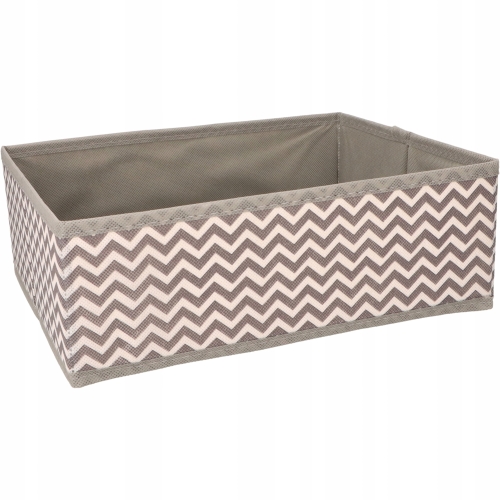 [#6] Tekstylne PUDEŁKO KOSZ ORGANIZER 28 x 24 x 10 cm - do SZAFY GARDEROBY