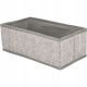 DWA tekstylne PUDEŁKA KOSZE ORGANIZERY 28 x 14 x 10 cm - do SZAFY GARDEROBY