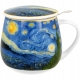 Kubek baryłka 430 ml z Zaparzaczem do HERBATY ZIÓŁ - STARRY NIGHT Van Gogh
