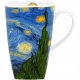 Duży PORCELANOWY Kubek XXL 650 ml do KAWY HERBATY - STARRY NIGHT Van Gogh